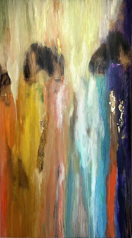 Guest House, No. 1 — abstract painting by Charlene Falk