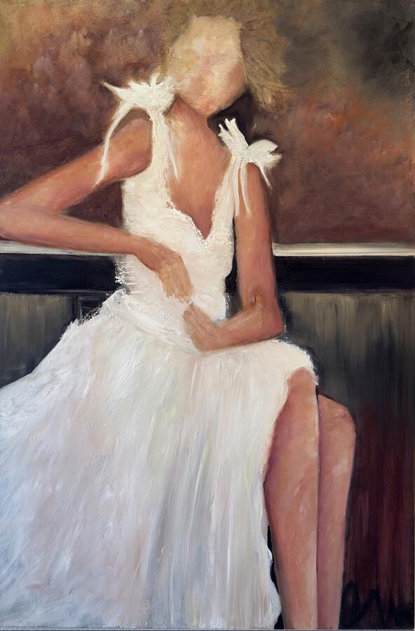 It's Been a While — abstract painting by Charlene Falk