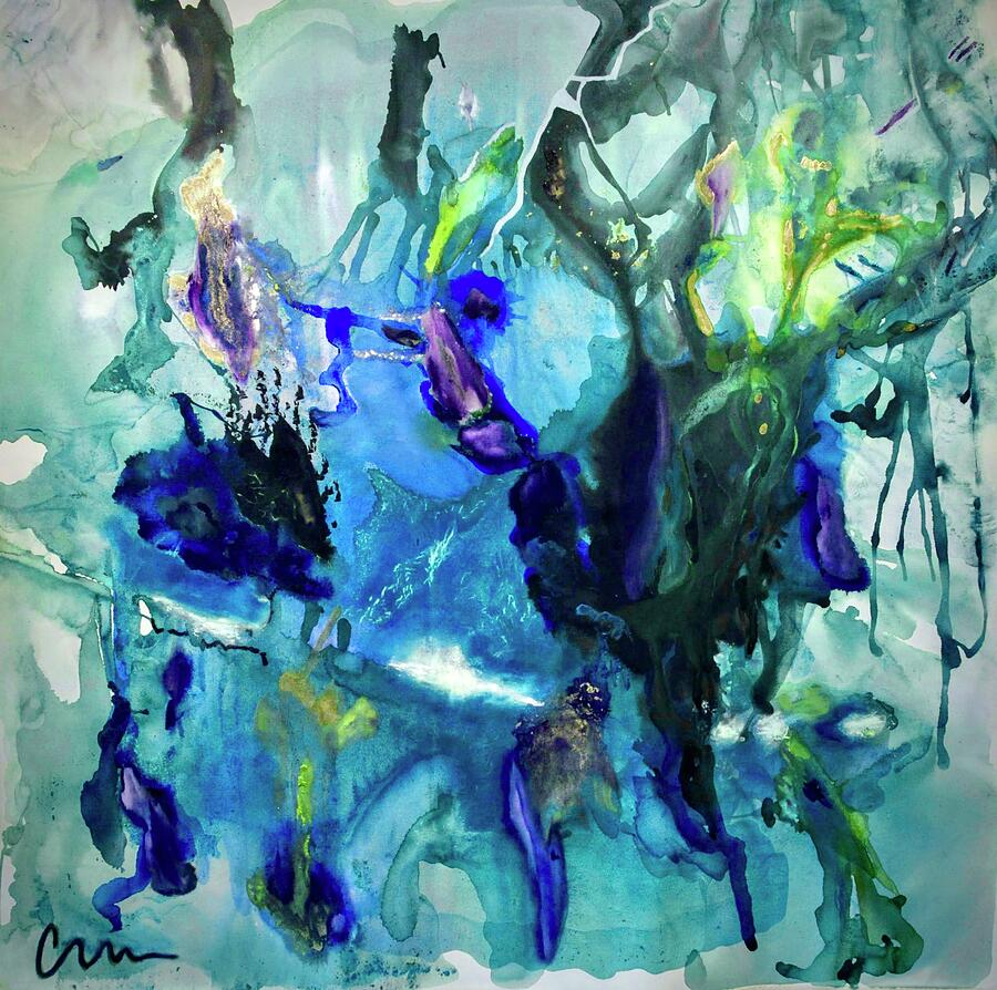 Monsoon — abstract painting by Charlene Falk