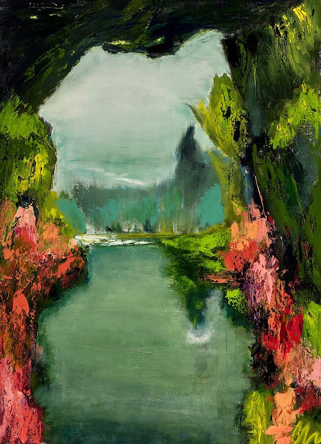 Go Where We Will — abstract painting by Charlene Falk