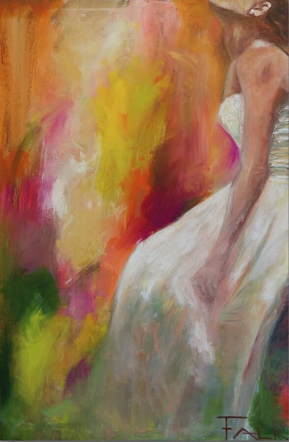 Surrender — abstract painting by Charlene Falk