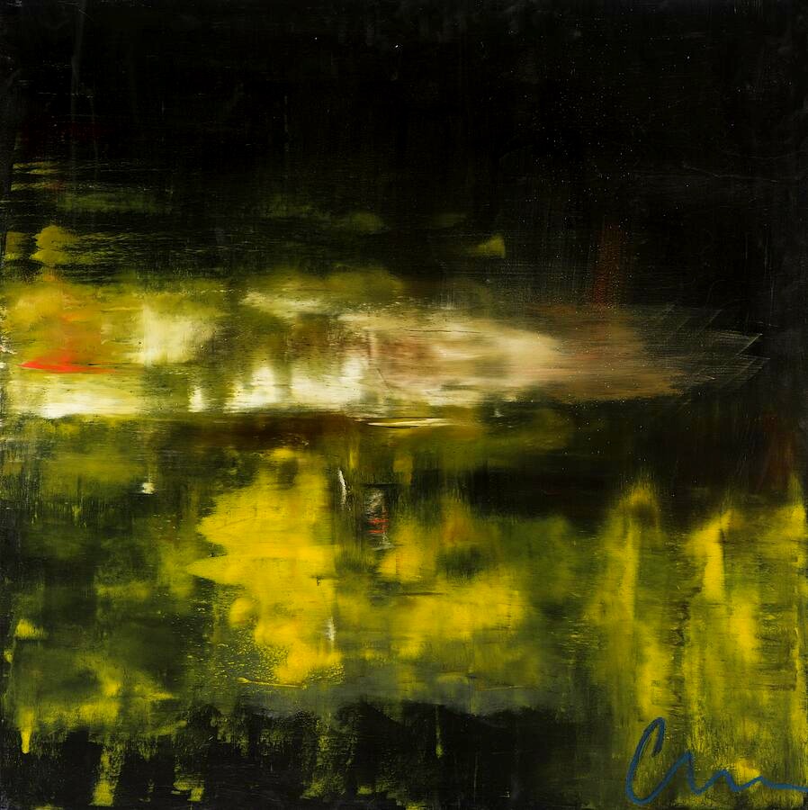 The Deep, No. 1 — abstract painting by Charlene Falk