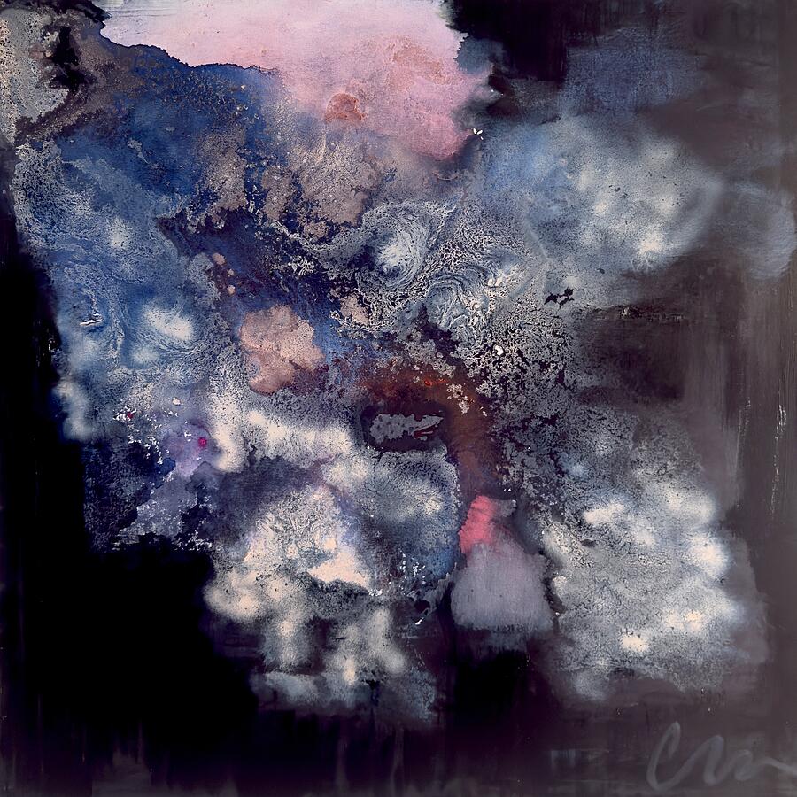 The Night Garden, No. 7 — abstract painting by Charlene Falk