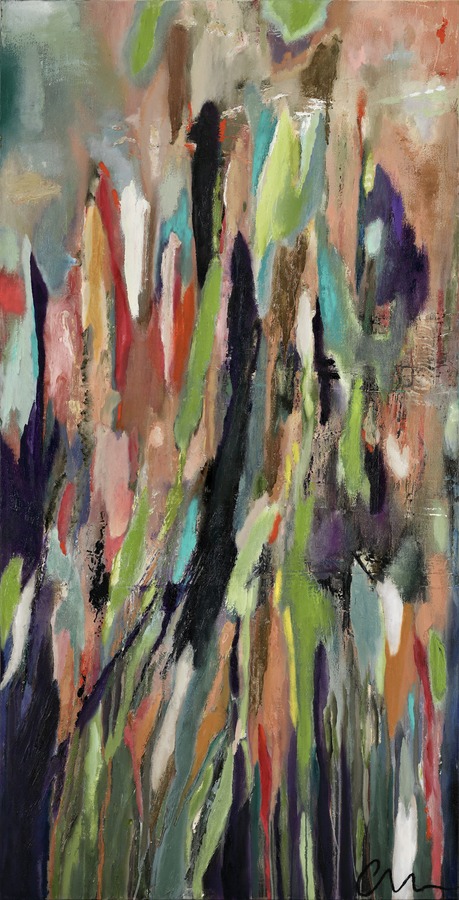 There Is A Place, No. 1 — abstract painting by Charlene Falk