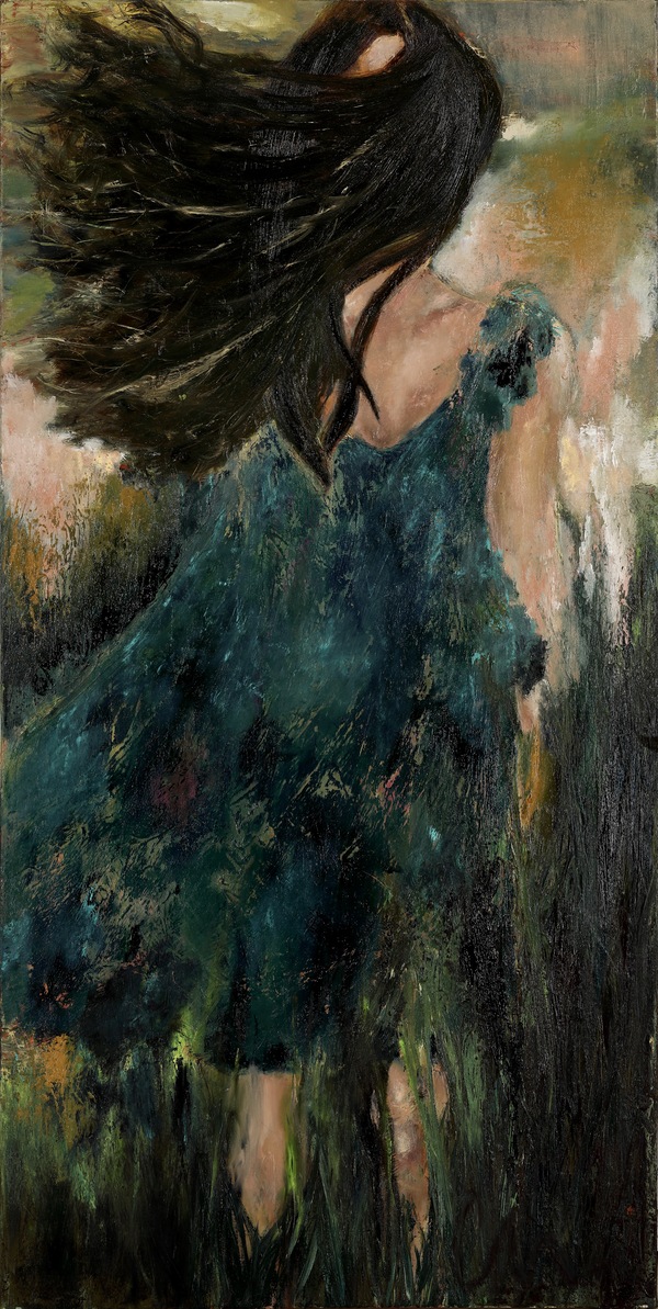 Under the Sky — abstract painting by Charlene Falk