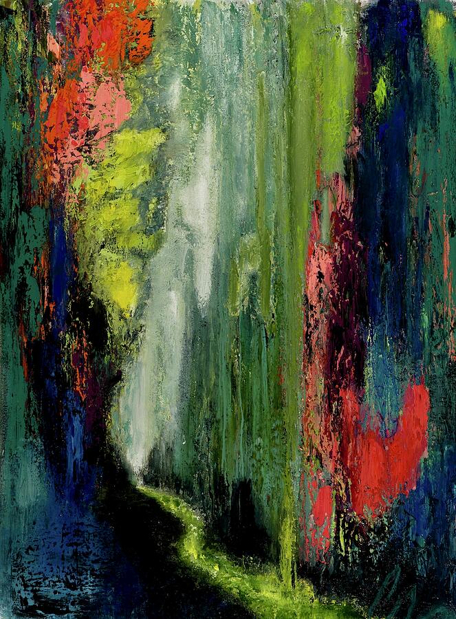 Into The Universe — abstract painting by Charlene Falk