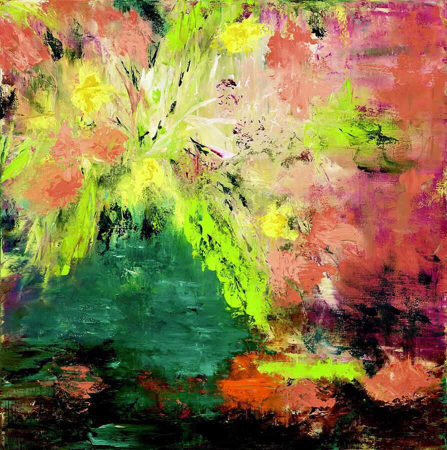 Amour — abstract painting by Charlene Falk