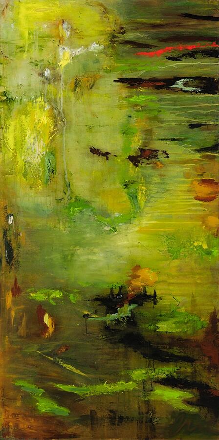 Where We Walk, No. 2 — abstract painting by Charlene Falk