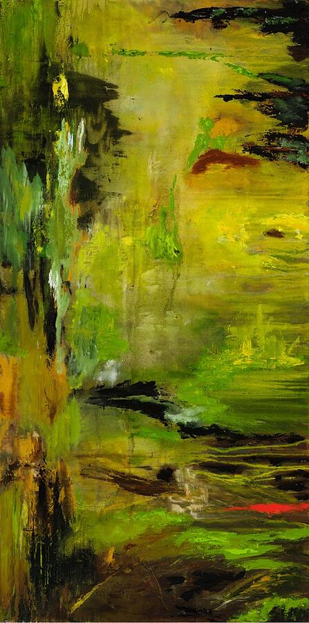 Where We Walk, No. 3 — abstract painting by Charlene Falk
